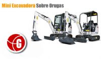 Mini Excavadora Sobre Orugas 